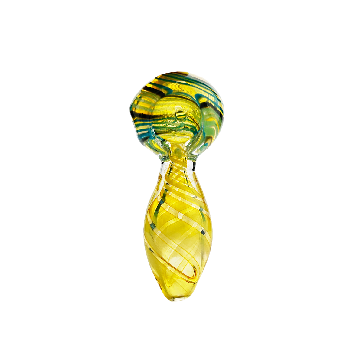 Artisan 3-Inch Fumed Glass Spoon Pipe - Image 8