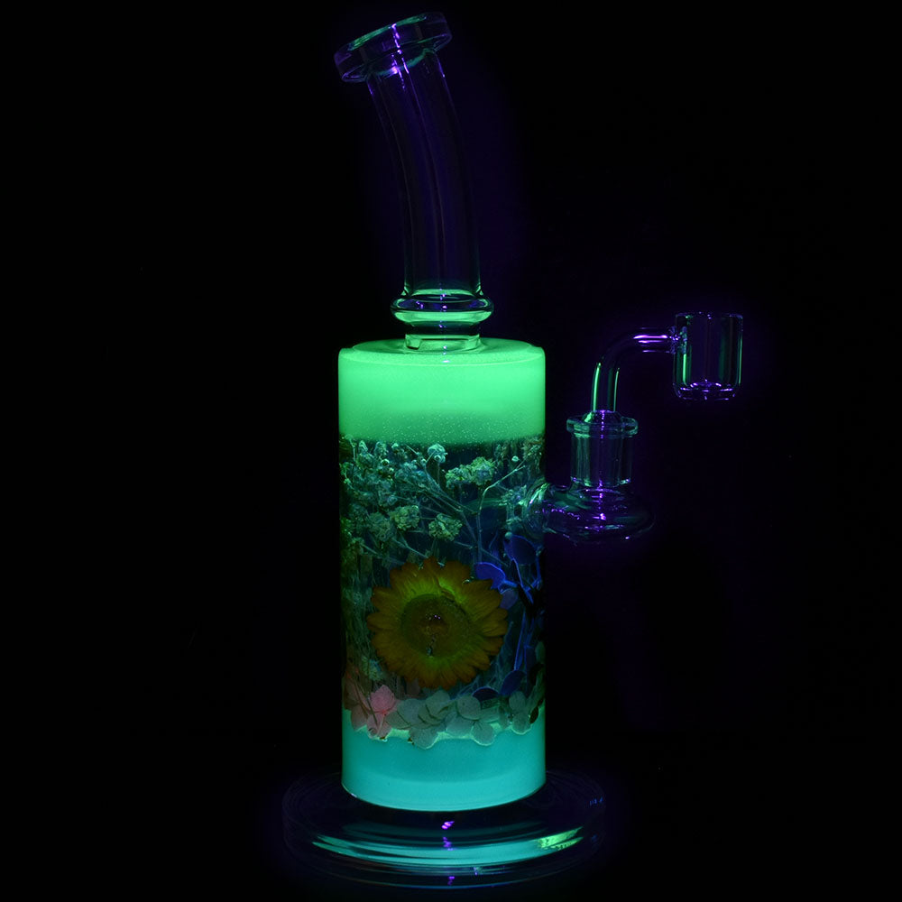 Always Summer Glass Dab Rig - 11" / 14mm F / Colors Vary - Image 3