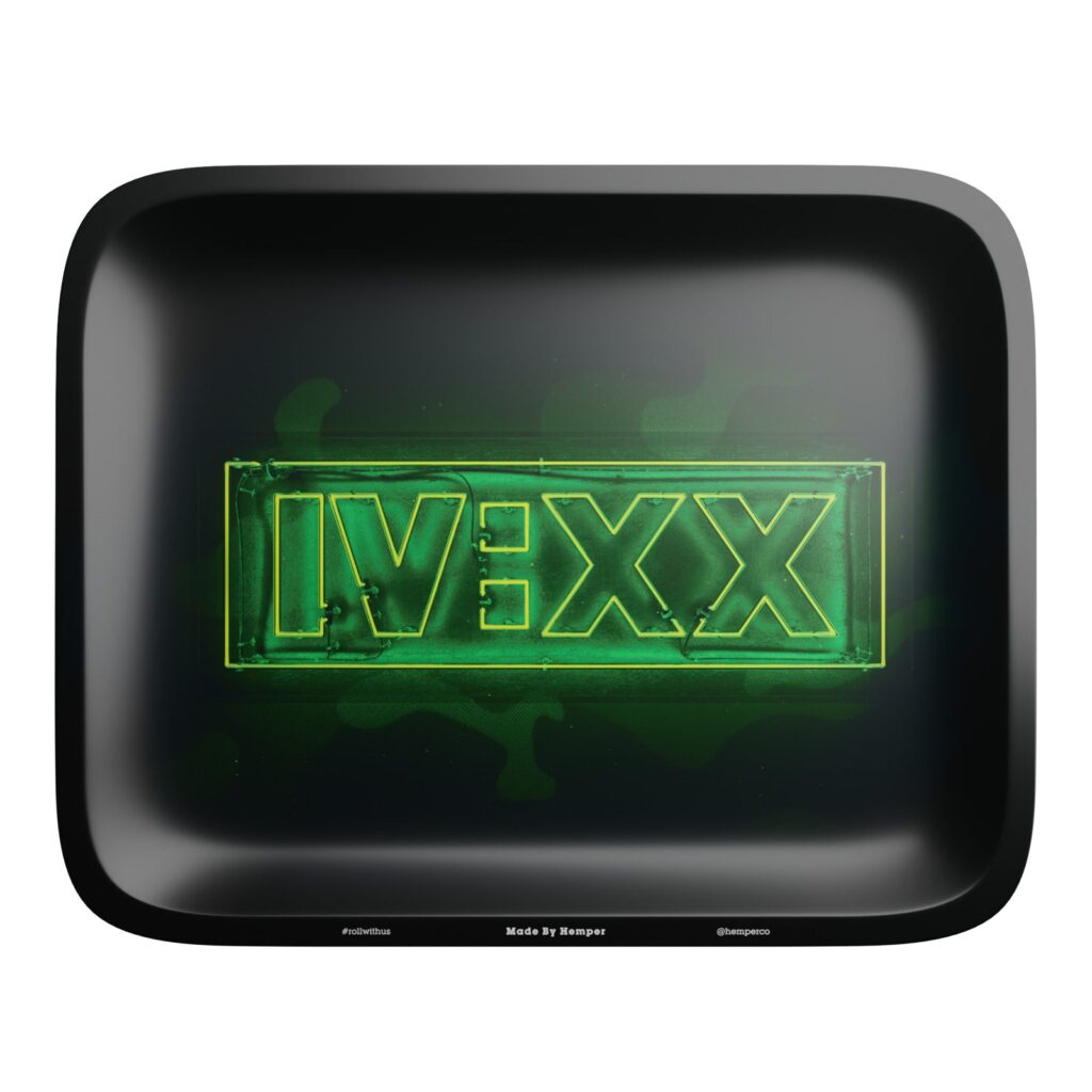 HEMPER  – IVXX Neon Rolling Tray
