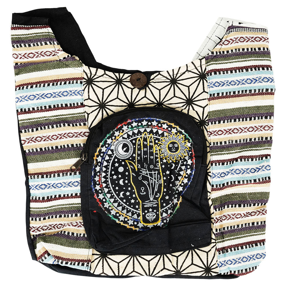 ThreadHeads Geometric Astrology Hand Sling Bag – 15″x15″