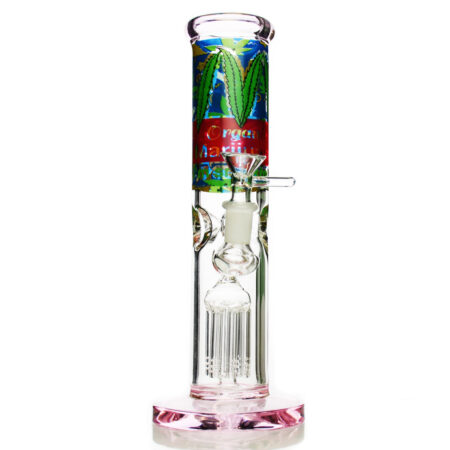 Organic Straight Shooter Water Pipe with Tree Chamber