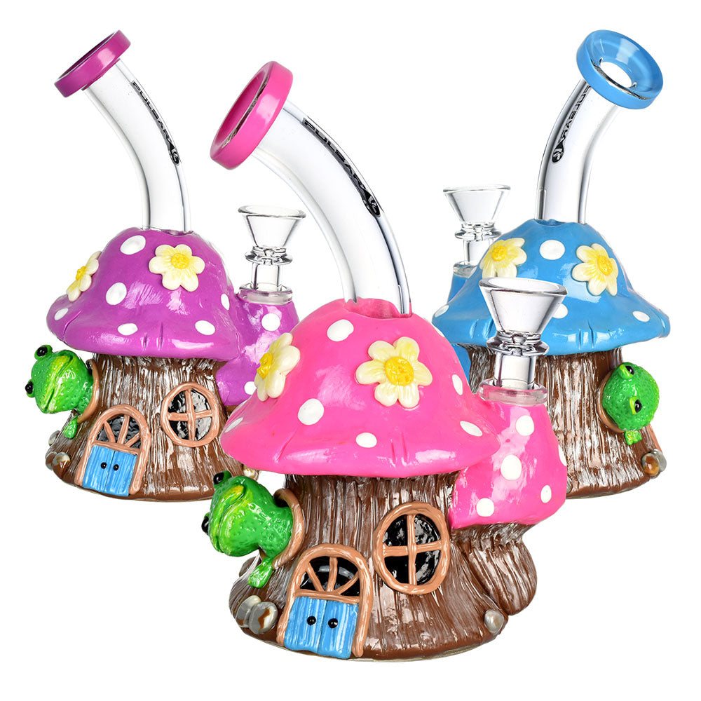Pulsar Ribbit Residence Water Pipe -6.75″/14mm F/Clrs Vary
