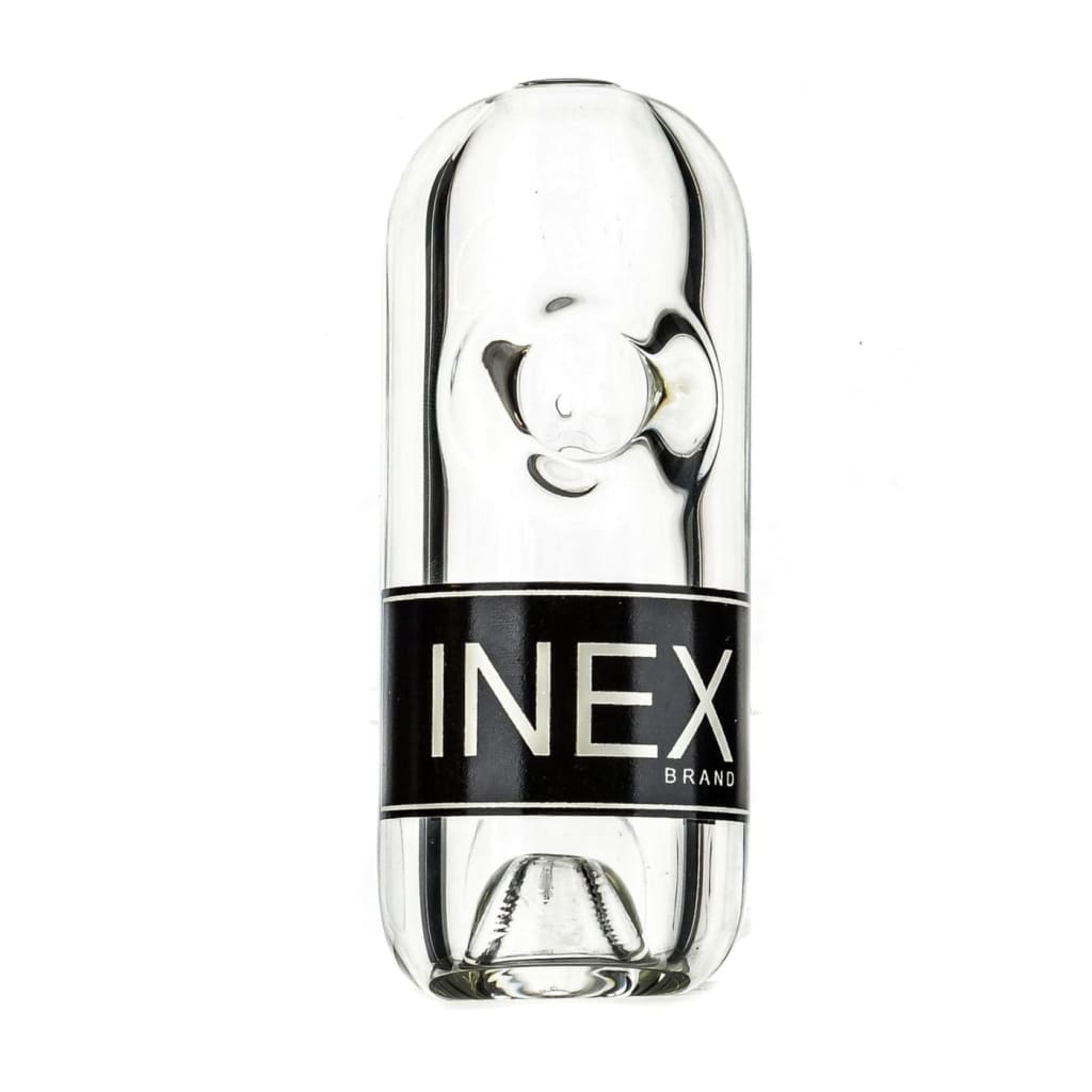 Inex Hvy Glass Hand Pipe 4.5 Inch Thick Durable Weed Pipe