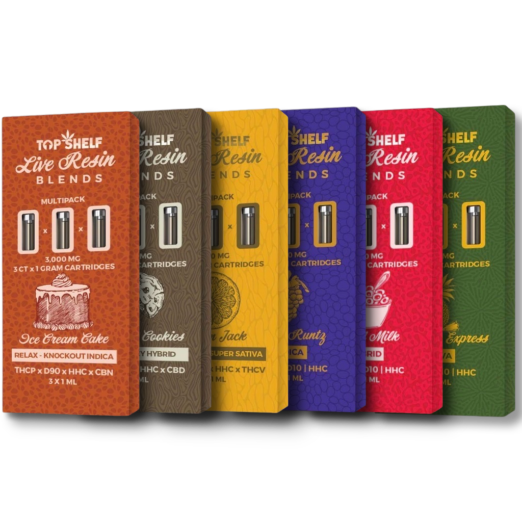 Live Resin Blend 1G Cartridges (3 Pack)