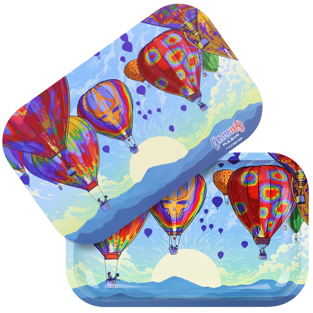 Grateful Dead x Pulsar Rolling Tray & Lid Kit – Hot Air / 11″ x 7″