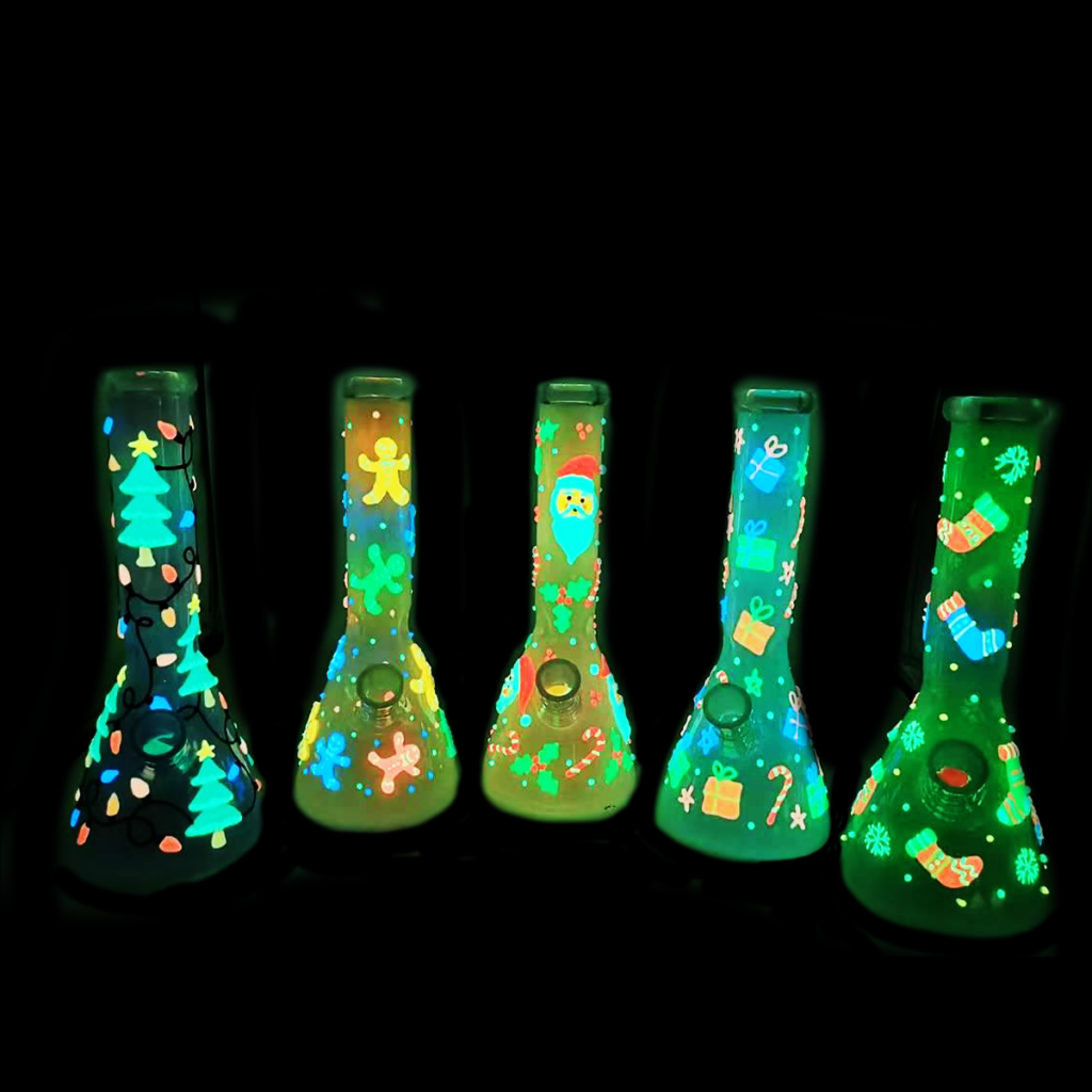 Festive 3D Glow Beaker – 10 Inch Holiday Edition