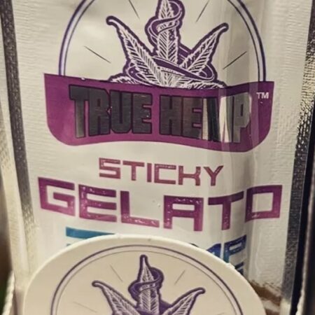 True Hemp Organic Natural 2 Wraps Per Pack Sticky Gelato Flavor (5 Count)