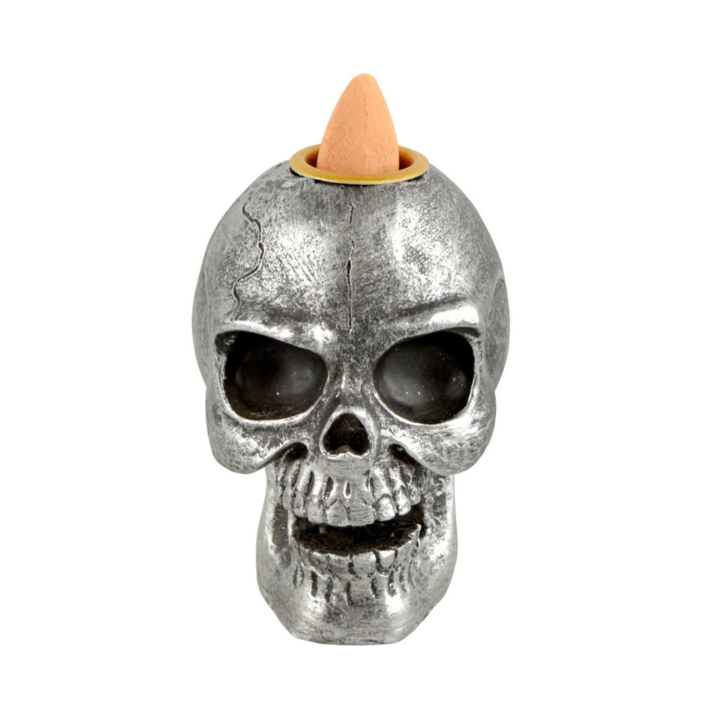 Skull Backflow Incense Burner – Polyresin