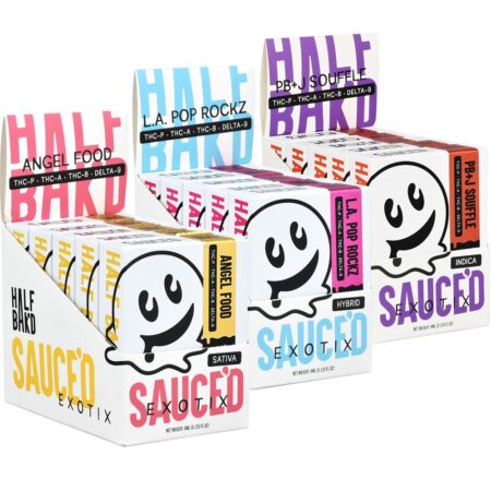 Half Bak’d Sauce’d Exotix THCA Disposable Vape | 4g | 5ct Display
