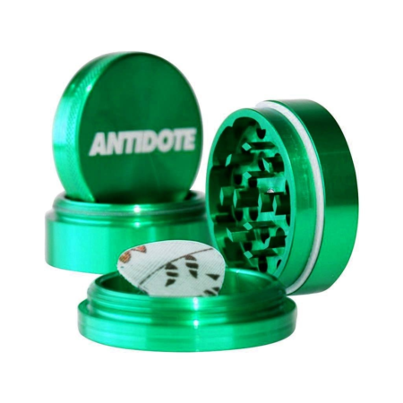 Antidote Grinders Green Aircraft Grade Aluminum 2.5 Inch