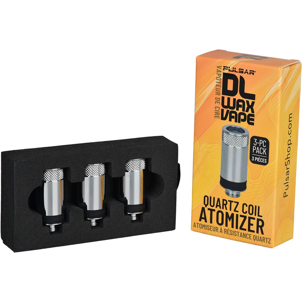 Pulsar DL Wax Vape Bar Replacement Quartz Coil – 3 Pack