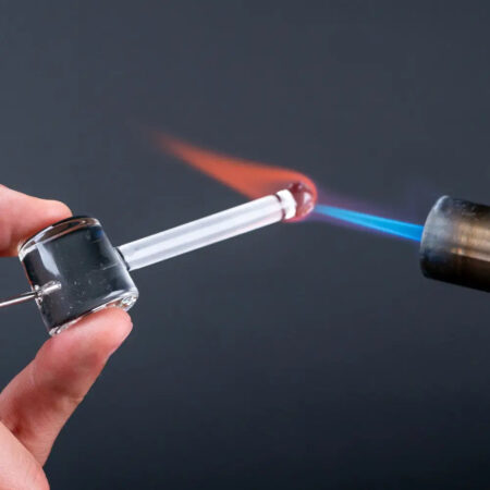 Empire Glassworks Poker Wand Clear Glass Hand Pipe