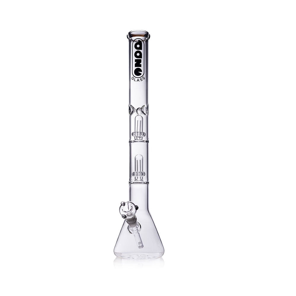 Daze Glass – Massive 22″ Dual UFO Perc Glass Water Pipe