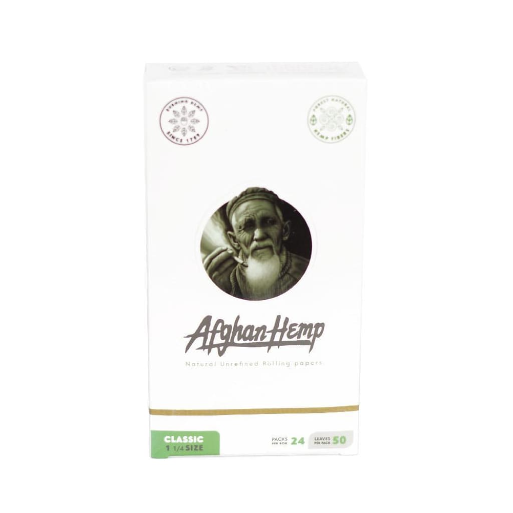 Afghan Hemp Prerolled Cones Classic 1 1/4 Size 144 Count Box - Image 2