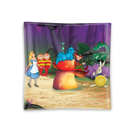 Alice Mushroom Blazin' Ashtray Glass