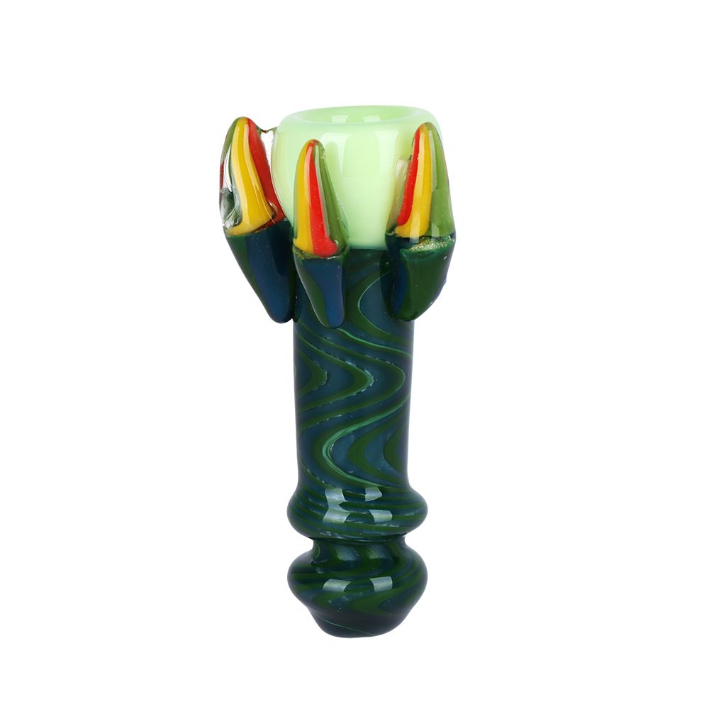 Goblin Claw Goblet Wig Wag Glass Chillum – 3.25″