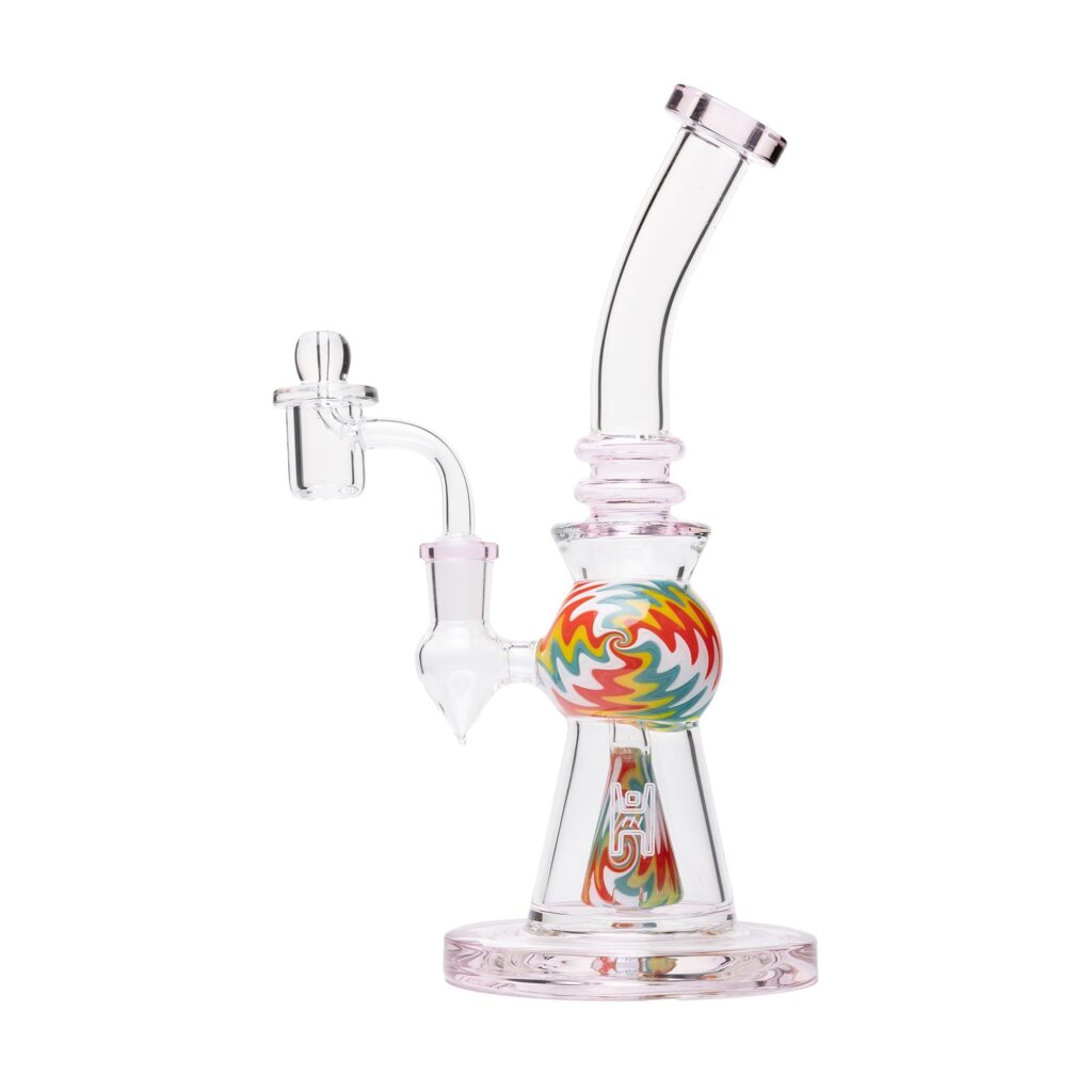 Human Grade 10″ Mini Gumball Rig Glass Water Pipe
