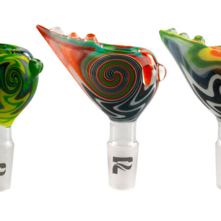 Pulsar Worked Herb Slide - 14mm Male / Colors Vary