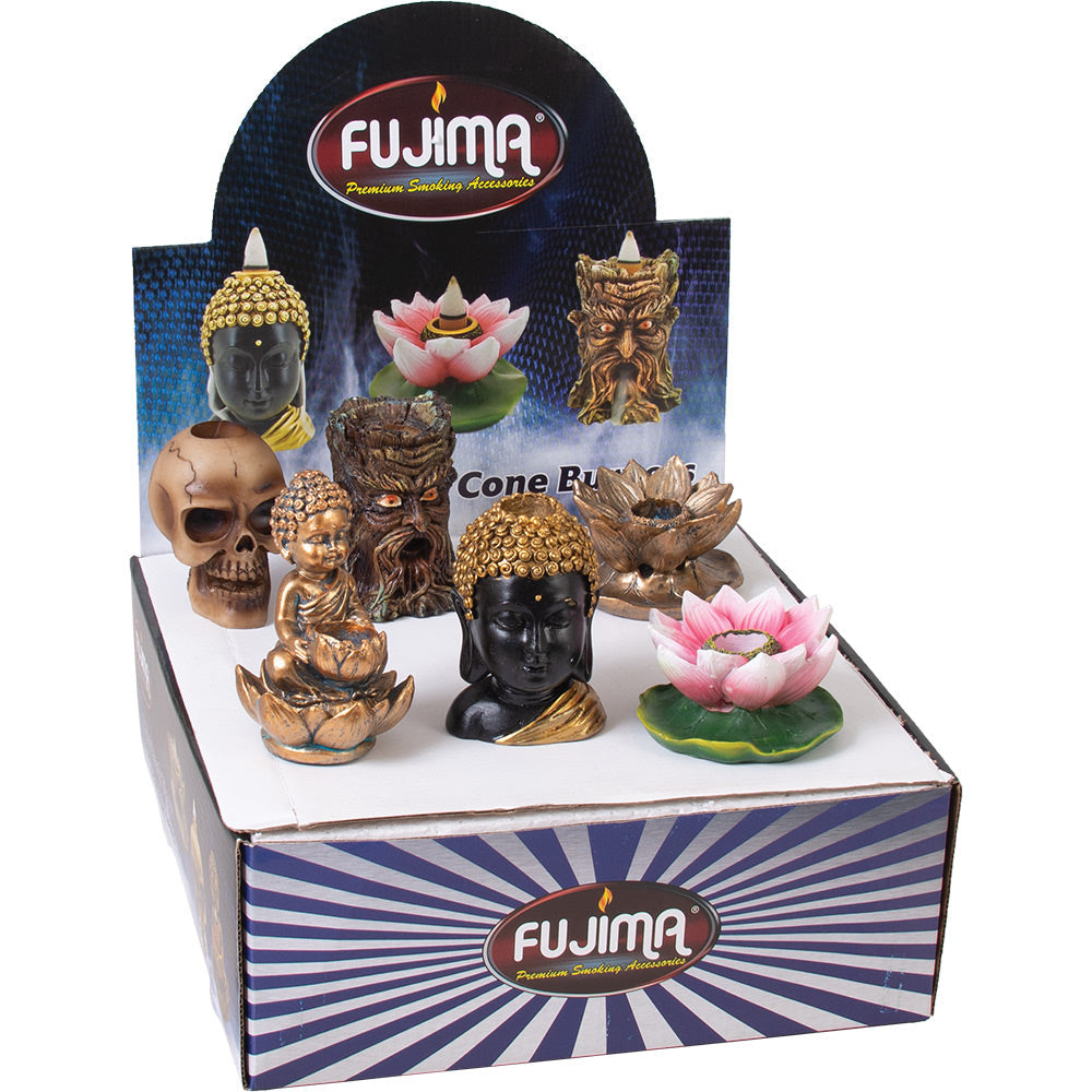 Fujima Mini Backflow Incense Burner –  6pcs