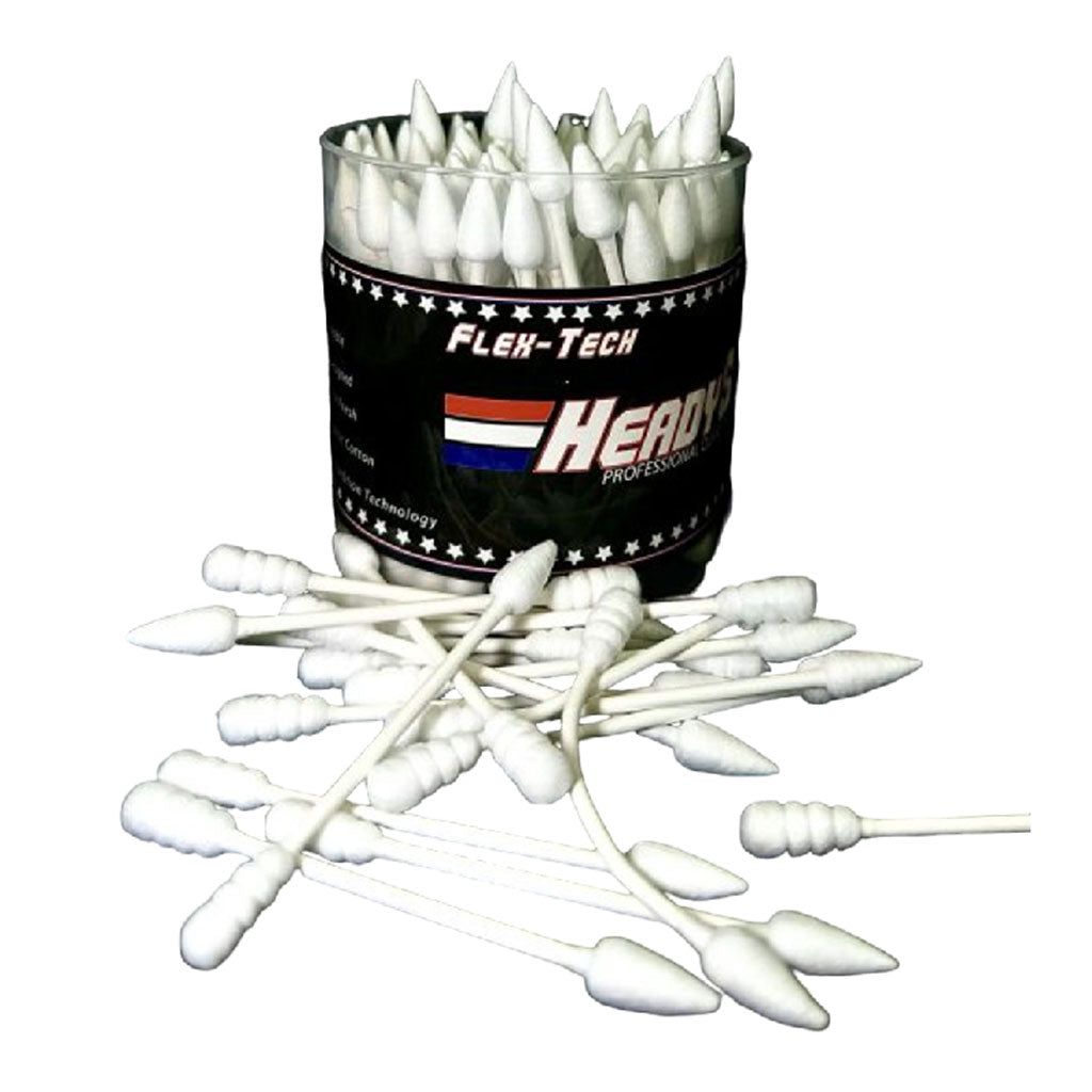 Heady Swabs Flex Stick – 100ct | Bendable Cotton Swabs for Precision Dab Cleaning
