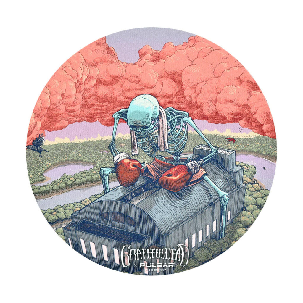Grateful Dead Dab Mats – Round