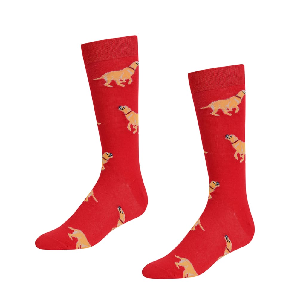 Et Tu Dog Print Socks Size 10-13 Polyester Spandex Blend