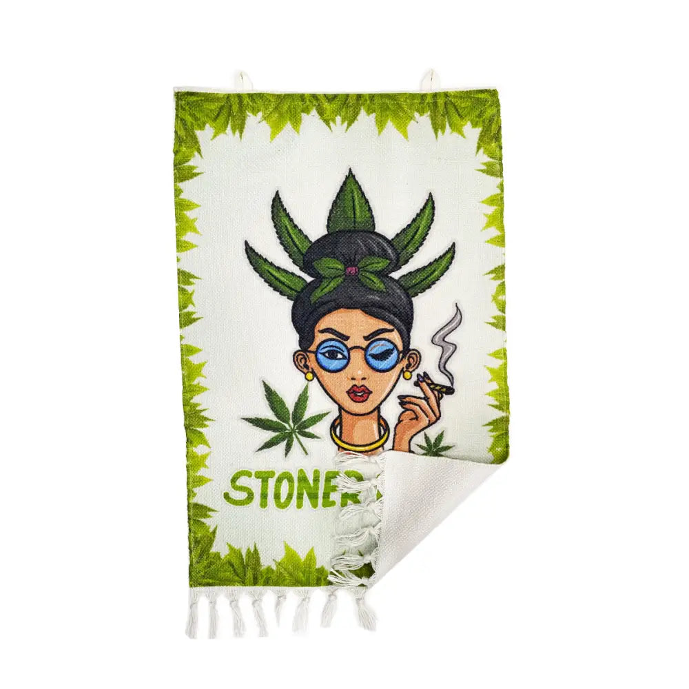Stoner Mom Art Handloom Wall Hanging Smokerolla Magazine Decor
