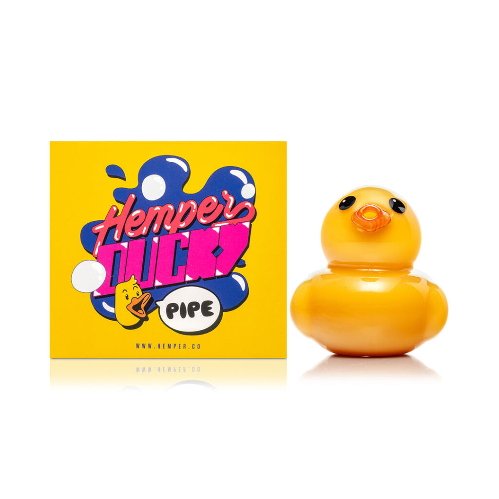 Ducky 3 Inch Glass Hand Pipe