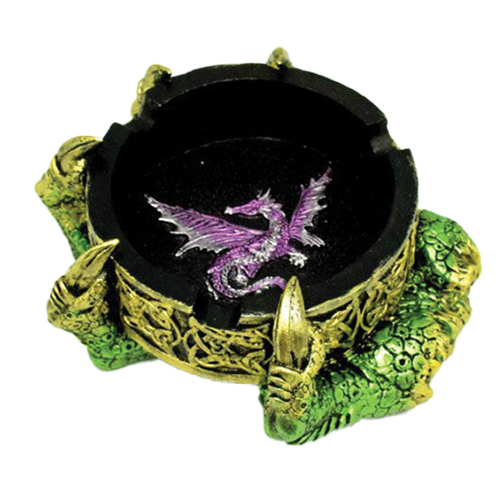 Celtic Dragon Ashtray w/ Claw – 5.5″x4.75″