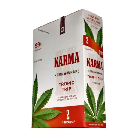 Karma Hemp Wraps Clean Wraps for Legal Blends 2 Pack