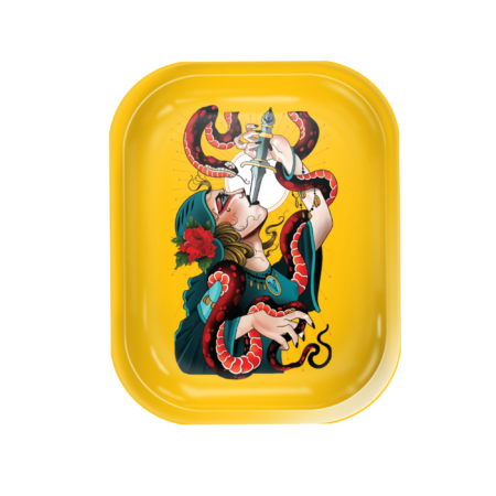 Serpentine Metal Rollin' Tray