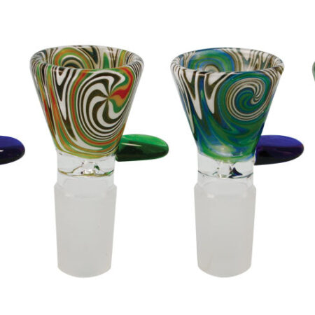 Worked Herb Slide – 19mm Male / Colors Vary