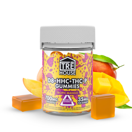 Gummies – Delta 8 w/ HHC & THC-P – Tropic Mango
