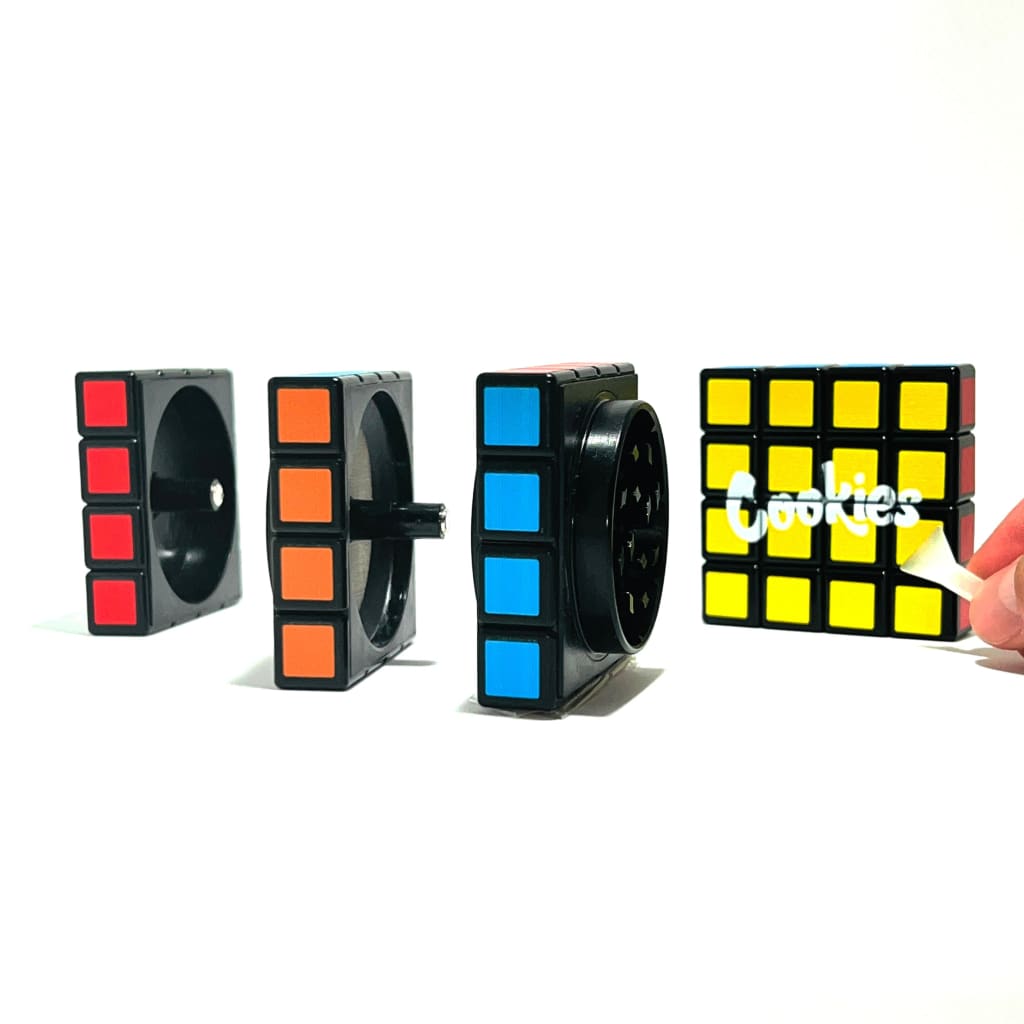 Rubix Cube Grinder with Neodymium Magnetic Connections