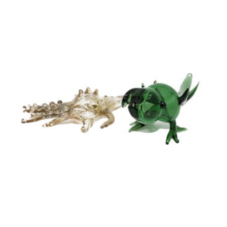 Animal Glass Hand Pipe Bird and Alligator Shape One-of-kind Weed Pipe