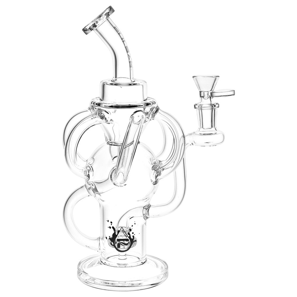 Pulsar Multi-Arm Recycler Water Pipe – 10″ / 14mm F / Clear