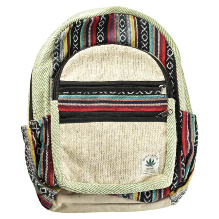 ThreadHeads Himalayan Hemp Multi-Zipper Backpack