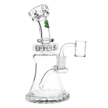 SeshGear Spinner Glass Dab Rig w/ Banger – 8.5″ / 14mm F