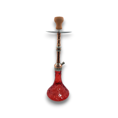 Elegant 26-Inch Swirl Pattern Hookah
