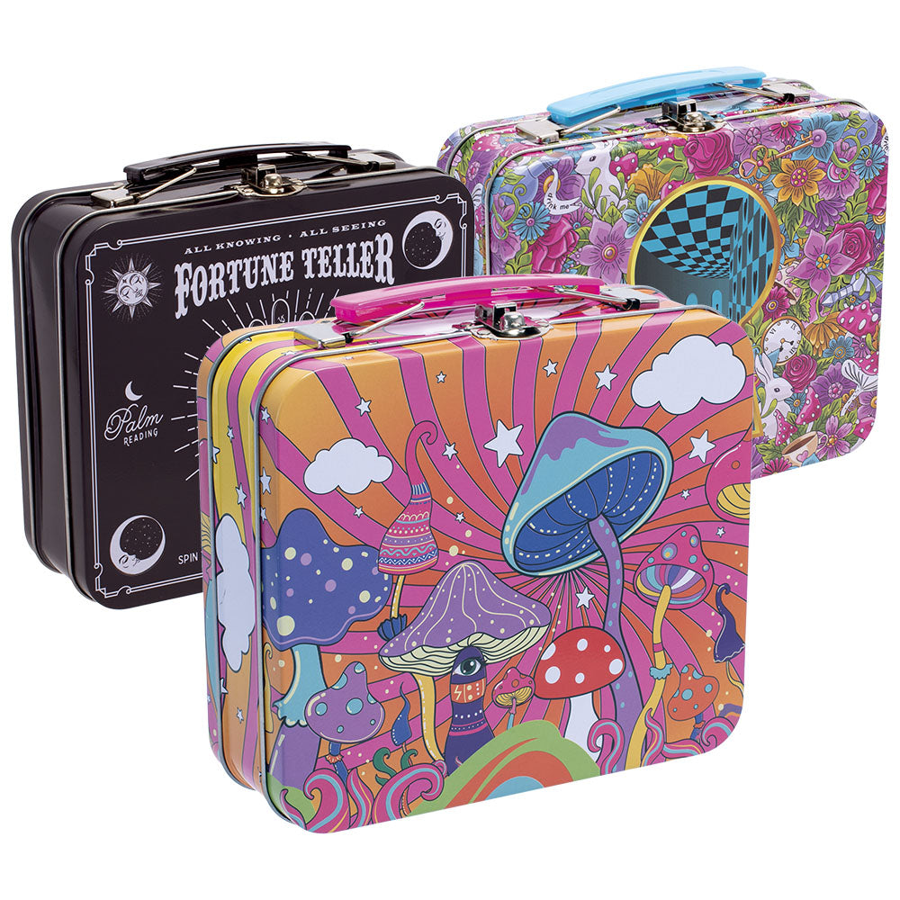 Fujima Handled Tin Stash Box | 6.5″