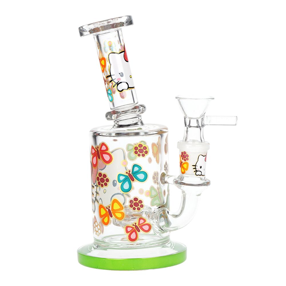 Salutations Hello Kitty Glass Water Pipe | 6.25″ | 14mm F