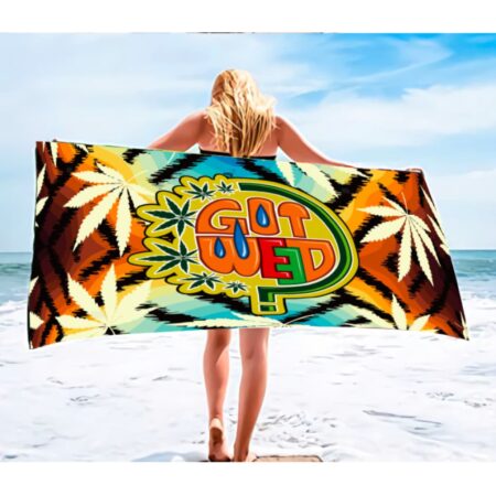 Weed Beach Towel for a Laid-back Lifestyle and Chill Vibes