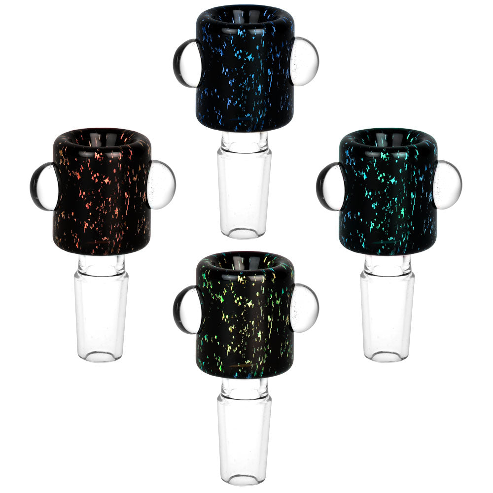 Space Tunnel Dichro Herb Slide Bowl – Colors Vary