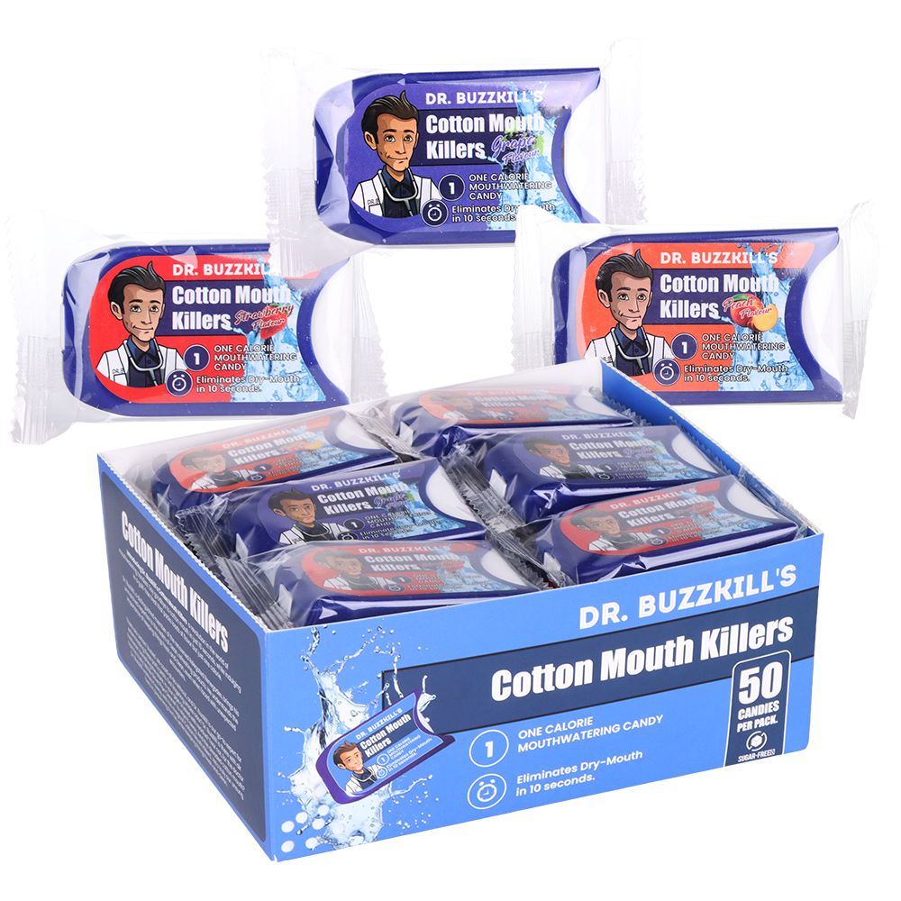 Dr. Buzzkill’s CottonMouth Killers Candy | 50pc | 24pk Display