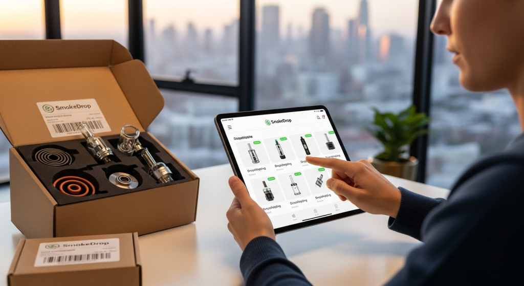 Dropship E-Nails Using SmokeDrop App