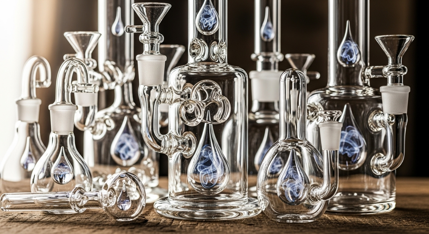 Dropship Glass Pipes With Smokedrop