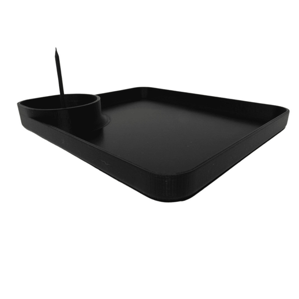 Debowler Ashtray & Rolling Tray Combo – Black