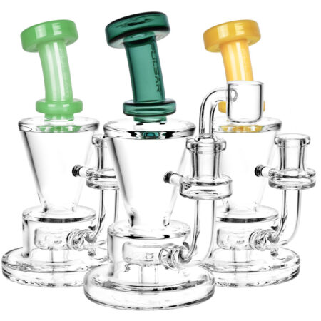 Pulsar Glass Funnel Rig – 6.5″ / 14mm F / Colors Vary