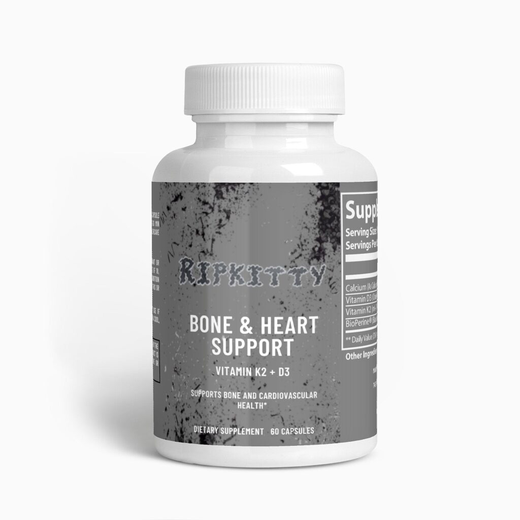 Ripkitty Iron Frame: Bone & Heart Support D3 + K2 (60 Capsules)