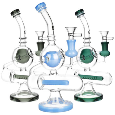 Pulsar Orb of Enlightenment Water Pipe - 9.75"/14mm F/Colors Vary